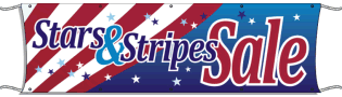 Large Outdoor American Flag Banner - Stars & Stripes Patriotic Decoration for 4th of July, Memorial Day & Backyard Parties | Durable Weatherproof Vinyl for Yard, Fence & Commercial Use