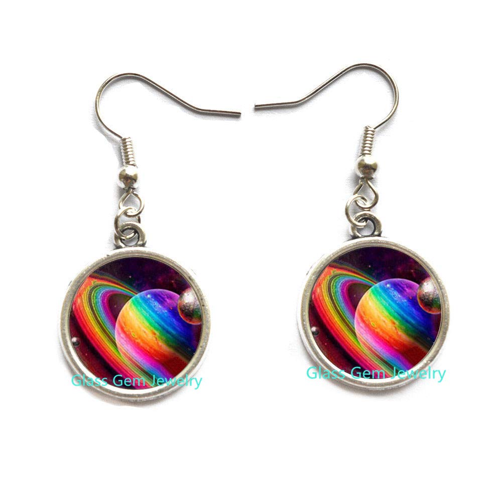 Rainbow Pride Earrings for LGBT - Gay Lesbian Same Sex Love Wins Jewelry - Gift for LGBTQ+ Equality & Same Sex Marriage - Perfect for Pride Parades, Weddings & Celebrations - Q0233