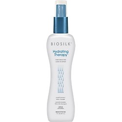 Biosilk Hydrating Therapy Pure Moisture Leave-In Conditioner Spray - 7 oz for Dry, Damaged Hair - Salon Quality Hair Treatment for Frizz Control & Shine Enhancement - Perfect for Daily Use & Heat Styling Protection