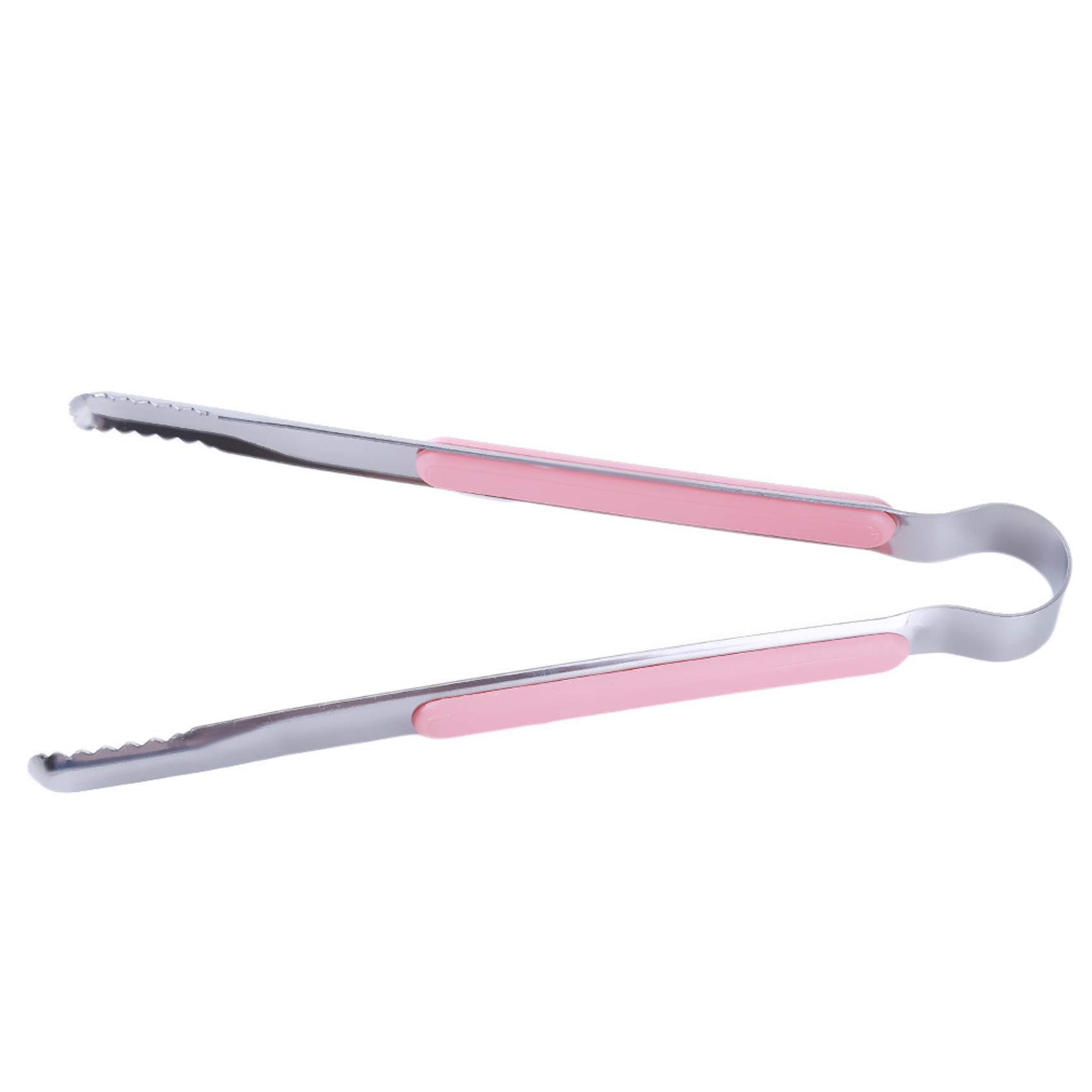 Dearanswer BBQ Tongs, Spaghetti Tongs, Bread Clips, Sugar & Ice Cube Clips - Candy Clamps, Fried Fish Spatula - Pink Kitchen Utensil Set for Grilling, Baking & Cooking