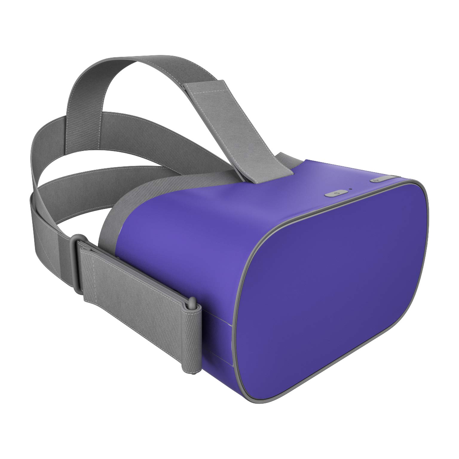 DecalGirl Protective Vinyl Skin for Oculus Go VR Headset - Ultra Thin Solid State Purple Decal Wrap Cover - Perfect for Gaming, VR Entertainment & Headset Protection