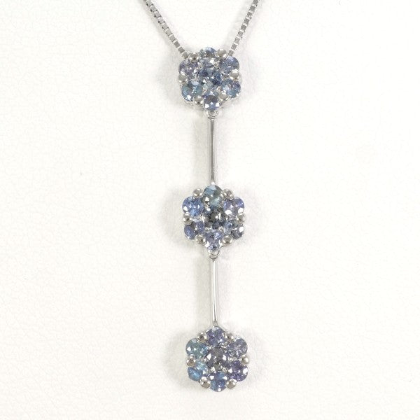 18K White Gold Alexandrite Necklace for Women - Genuine Natural Color Changing Gemstone Jewelry Gift for Anniversary, Birthday & Special Occasions | Perfect for Evening Parties, Weddings & Romantic Dates
