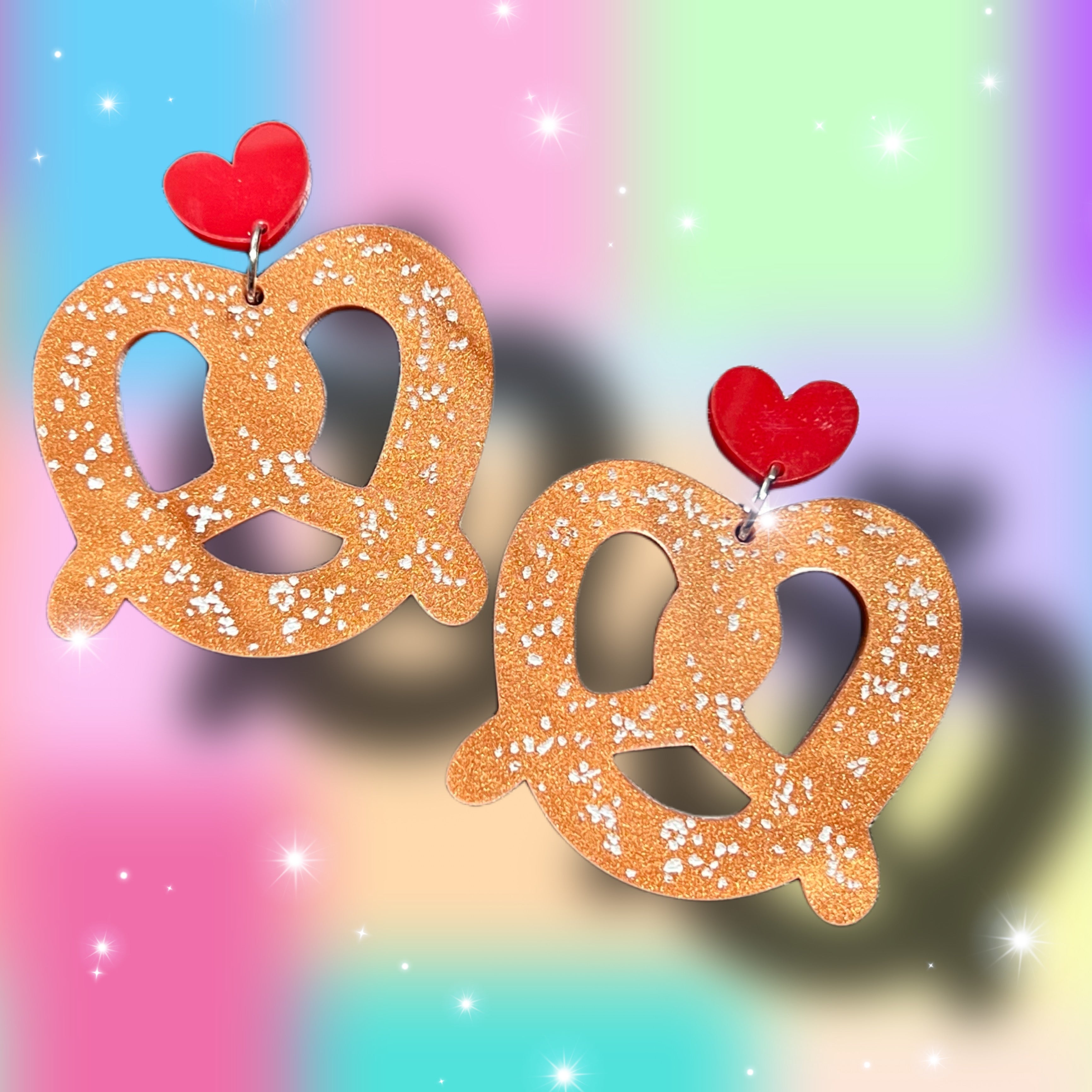 Stylish Pretzel Dangle Earrings - Trendy Food-Inspired Jewelry for Women | Perfect for Casual Wear, Parties & Unique Gift Ideas