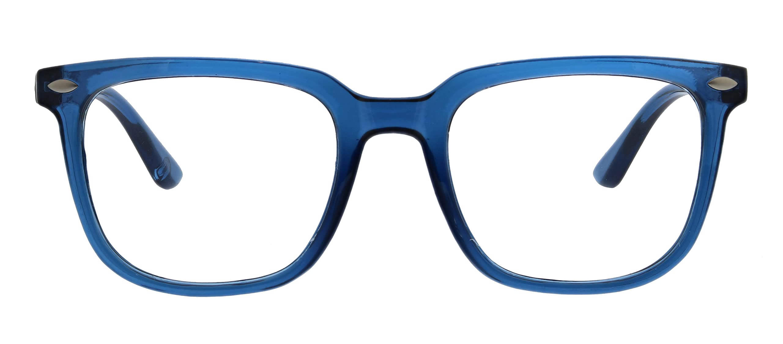 Peepers by PeeperSpecs Tycoon Square Blue Light Blocking Reading Glasses - Anti Eye Strain for Computer Work, Gaming & Reading | Stylish Lightweight Frames for Men & Women
