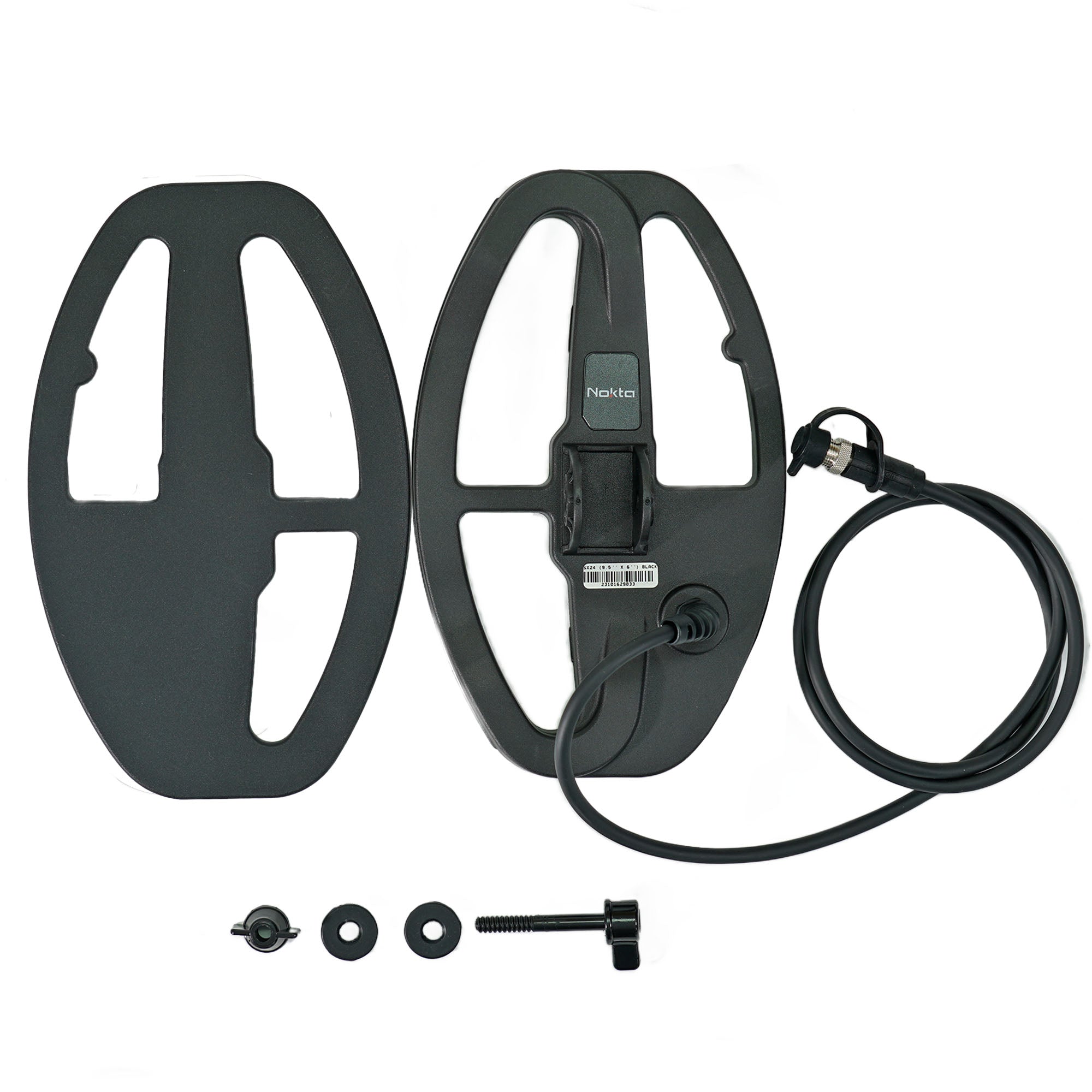 Nokta SX24 9.5 x 6 Inch Waterproof DD Search Coil for Simplex Metal Detectors - Perfect for Beach Hunting, Gold Prospecting & Relic Detection