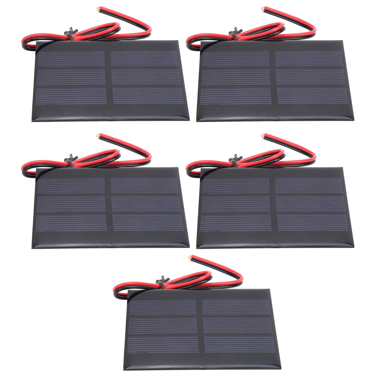 Portable Solar Panel Charger - 5pcs 1.5V Mini Solar Panels for Phone Charging, Flashlights & Landscape Lights - Ideal for Outdoor Camping, Emergency Power & Garden Lighting