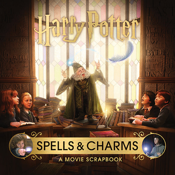 Harry Potter Spells and Charms Movie Scrapbook - Collectible Film Memorabilia for Fans & Gift Ideas - Perfect for Birthday, Christmas, and Harry Potter Themed Parties