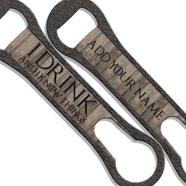 V Rod® Bottle Opener - Personalized Name Engraved Bar Tool for Beer & Soda - Perfect for Home Bars, Parties, and Outdoor BBQs