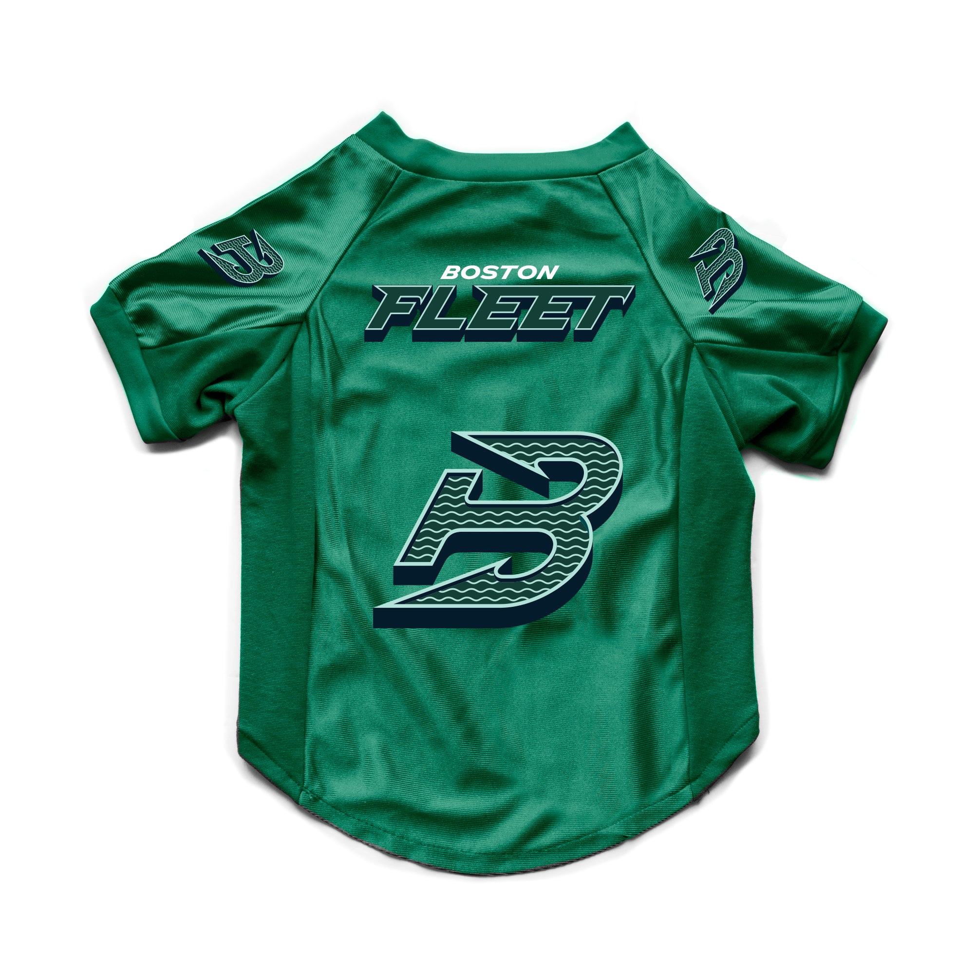 Boston Fleet Stretch Pet Jersey - Comfortable & Breathable Dog Shirts for Small & Medium Breeds - Perfect for Casual Wear, Outdoor Adventures & Photo Shoots