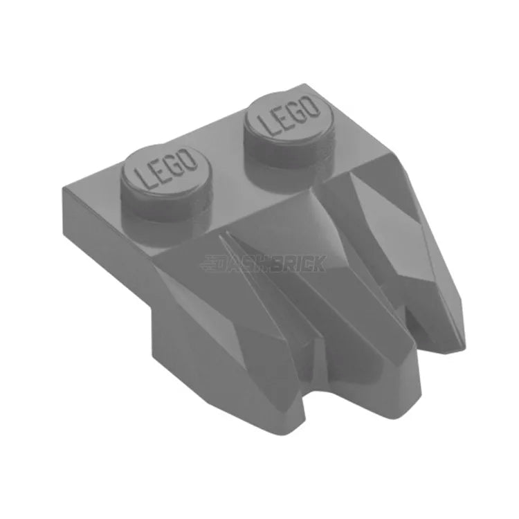 LEGO Minifigure Accessory Plate - Modified 1x2 with 3 Claws/Rock Fingers (Part 27261/6168609) for Custom LEGO Creations & Dinosaur Scenes
