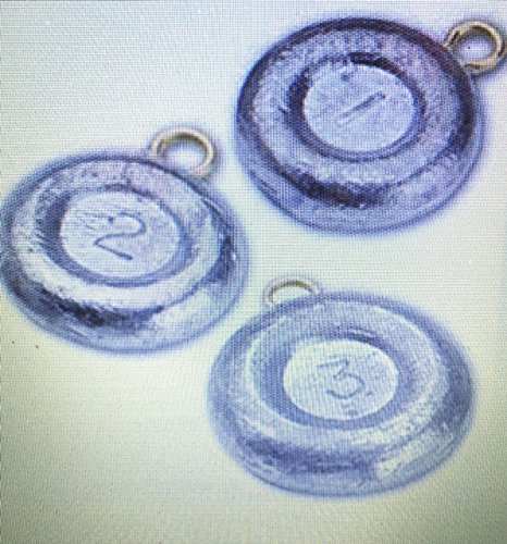 5lb Bulk Bag of River Coin Sinkers - Premium Fishing Weights for Bass, Catfish & Trout - Ideal for River, Lake & Saltwater Fishing