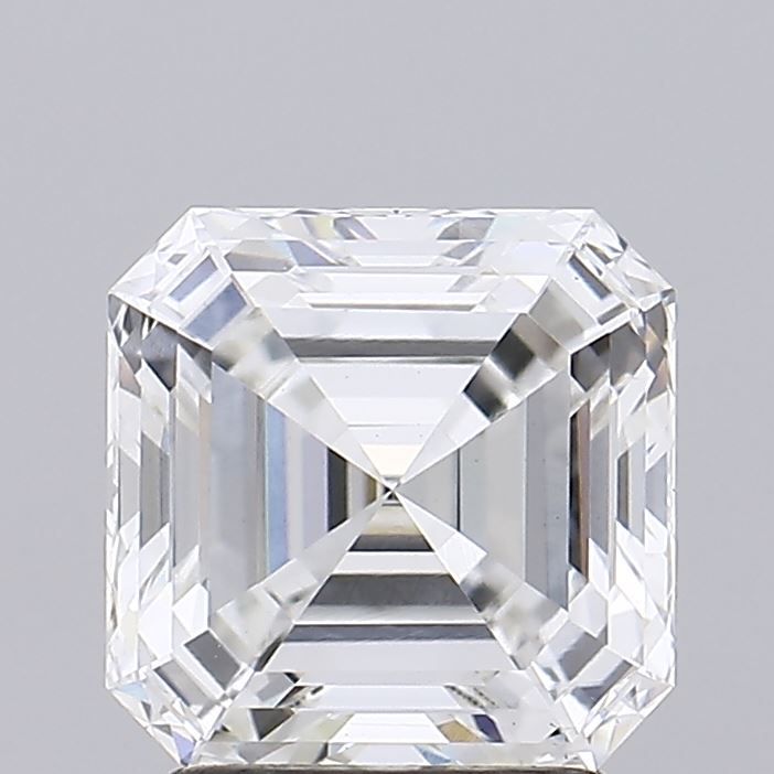 2.11 Carat G VS1 Asscher Cut Lab-Grown Diamond - Perfect for Engagement Rings & Luxury Jewelry