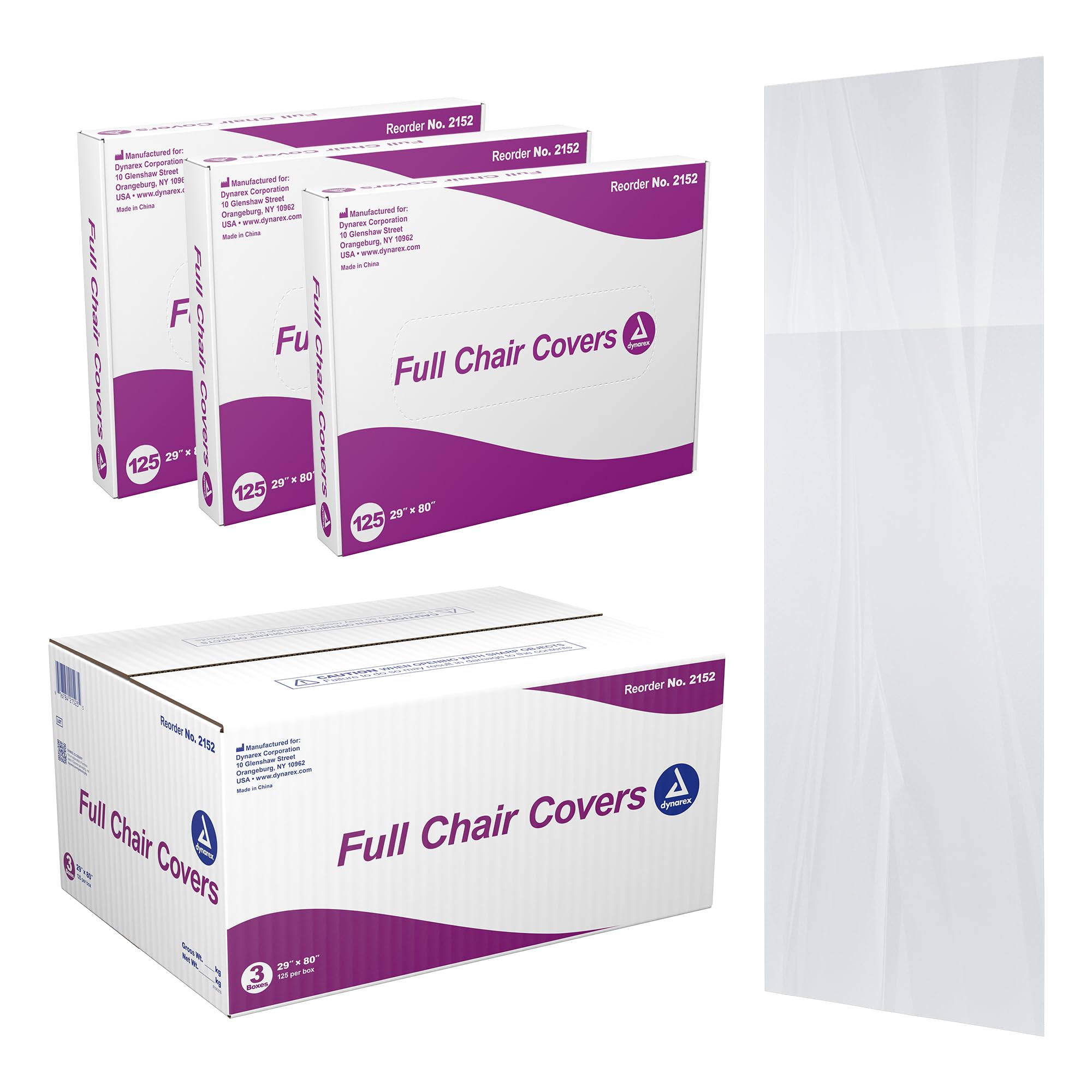 Dynarex Disposable Full Chair Cover for Dental & Tattoo Chairs - 29