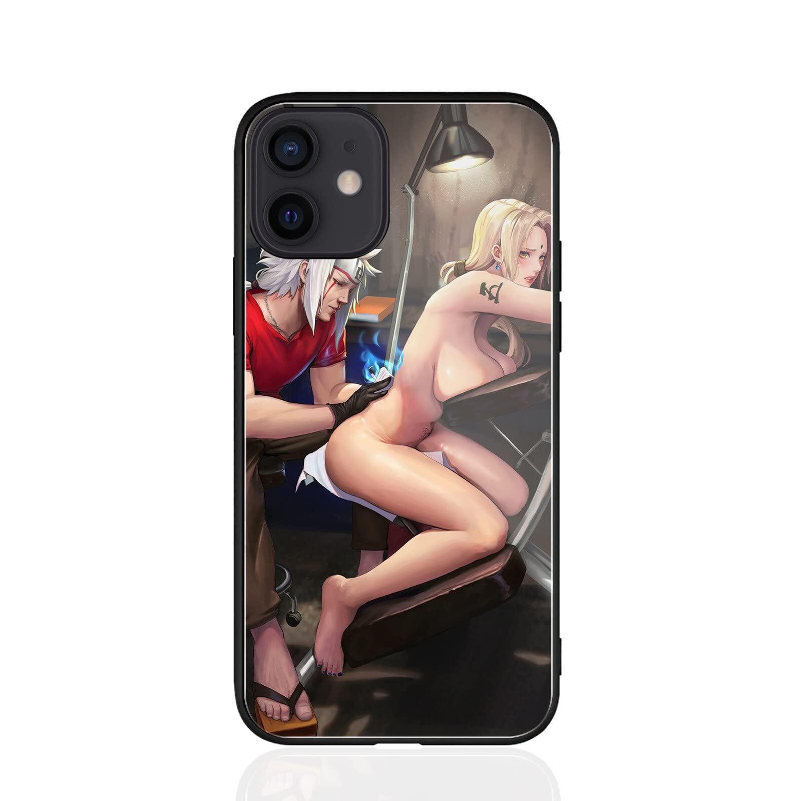 Japanese Anime Jiraiya Protective Phone Case for iPhone XR - 6.1 Inch Manga Cover with Glossy Glass Finish | Perfect for Anime Fans & iPhone XR Protection | Ideal for Daily Use, Travel & Cosplay Events