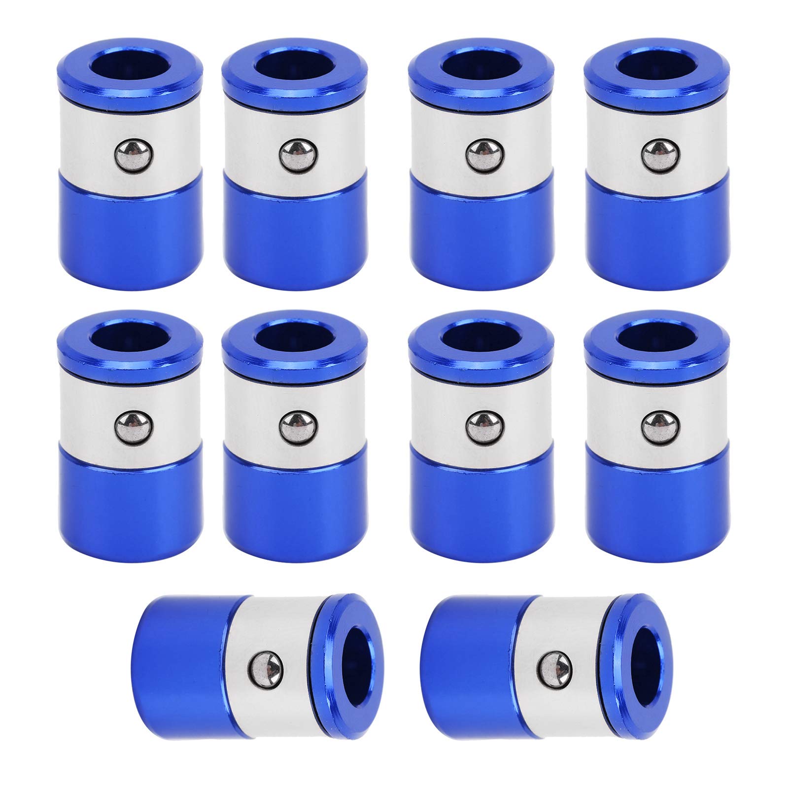 10PCS Magnetic Screw Holders & Screwdriver Bit Magnetizer Rings - Anti-Slip Drill Bit Tool for Power Tools | Perfect for DIY Projects, Home Repairs & Professional Use