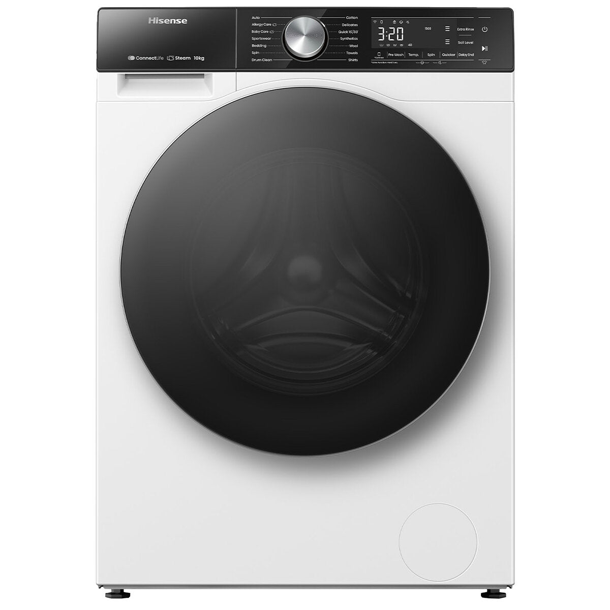 Hisense 10kg Series 5 Front Load Washing Machine HWFS1015E - Energy Efficient Large Capacity Washer for Family Laundry | Perfect for Apartments, Homes & Laundromats