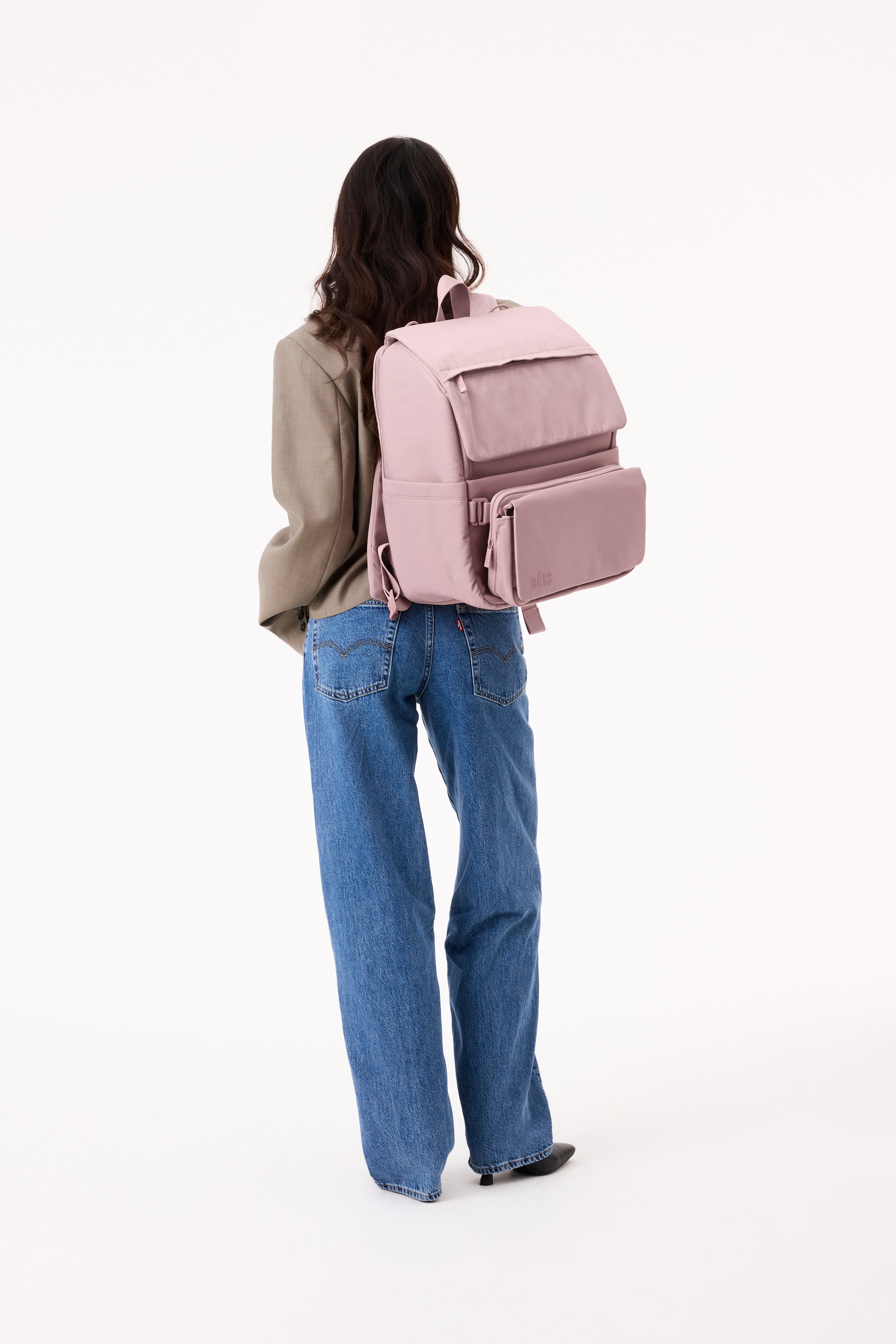 Premium Diaper Backpack for Moms - Waterproof Baby Bag with Insulated Bottle Pockets & Changing Station (Atlas Pink) | Perfect for Travel, Daycare & On-the-Go Parenting
