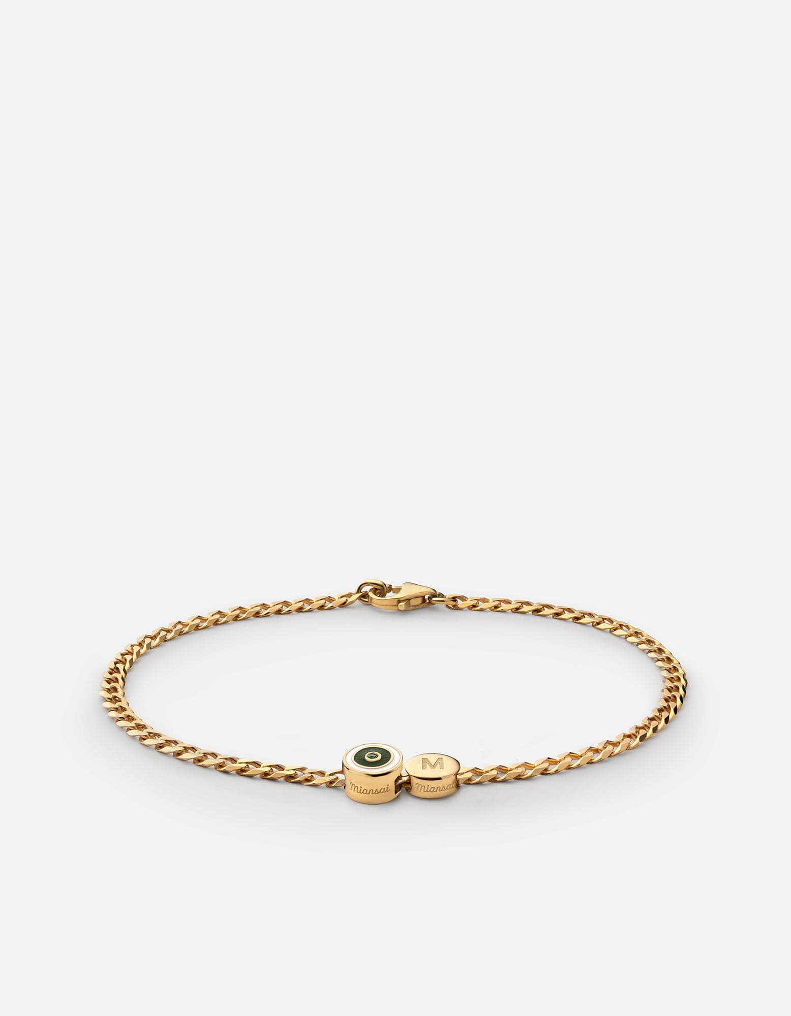 Opus Chalcedony Gold Vermeil Green Chain Bracelet for Women - Elegant Jewelry Gift for Birthday, Anniversary & Special Occasions