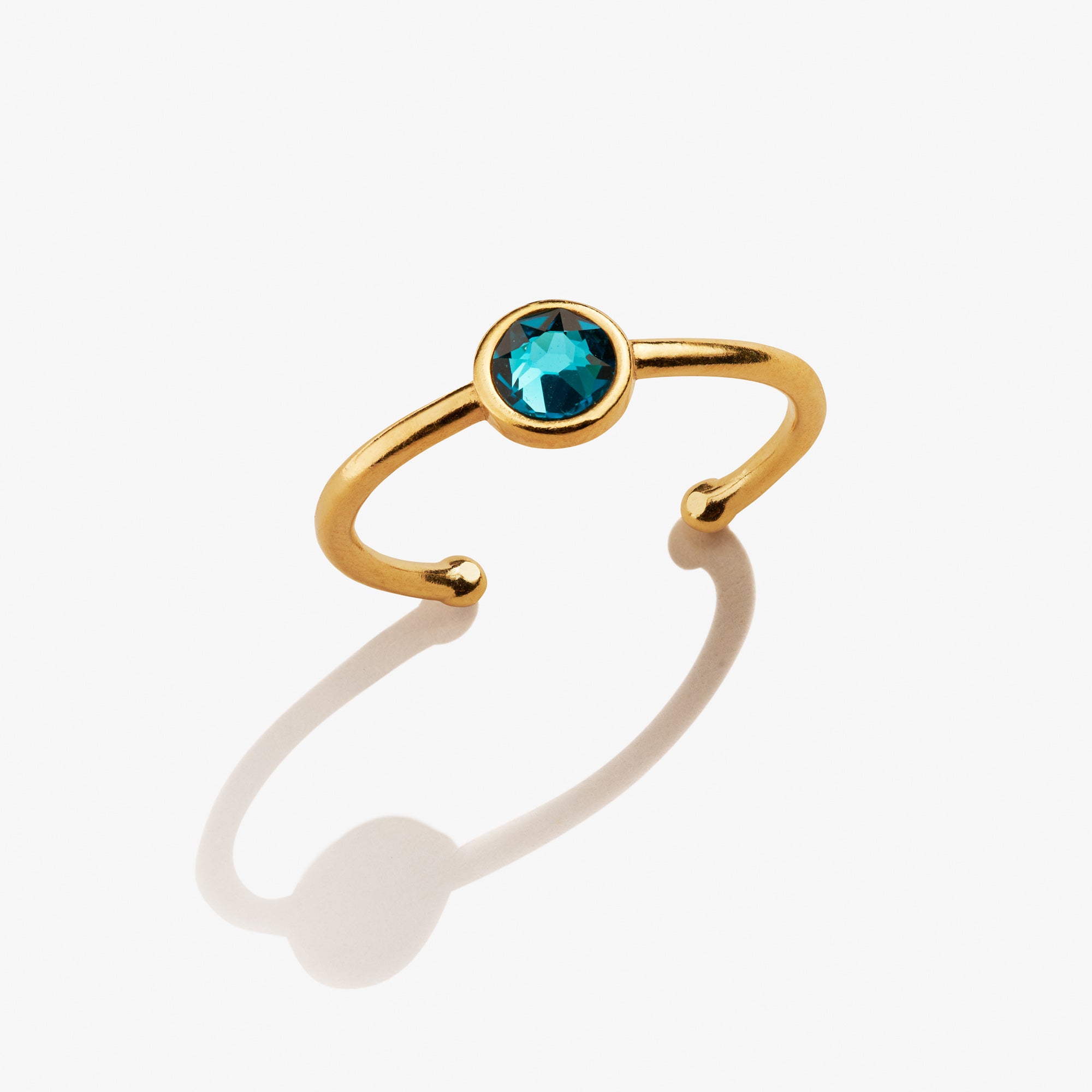 Blue Zircon December Birthstone Ring for Women - Elegant Sterling Silver Jewelry Gift for Anniversary, Christmas & Special Occasions
