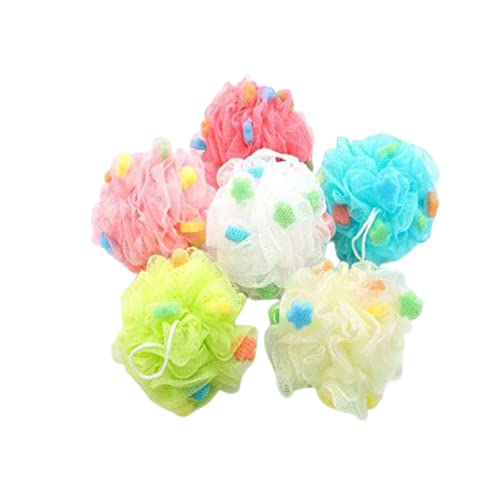 Eco-Friendly Mesh Bath Loofah for Exfoliating & Cleansing - 6 Pack Body Scrubber for Men & Women | Perfect for Shower, Spa & Daily Skincare Routine