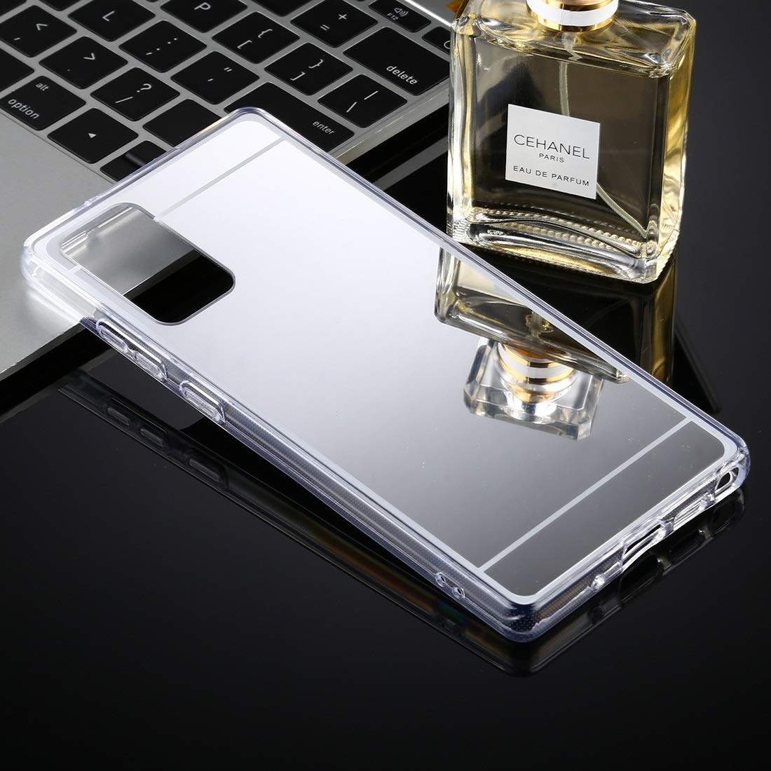 Luxury Mirror Phone Case for Samsung Galaxy Note20 - Silver | Fashion & Protection
