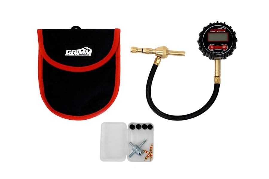 Grimm Offroad EZ Tire Deflator Kit - Fast & Accurate Off-Road Tire Pressure Adjustment Tool for Jeep, Truck & SUV - Perfect for Off-Roading, Sand & Rock Crawling Adventures