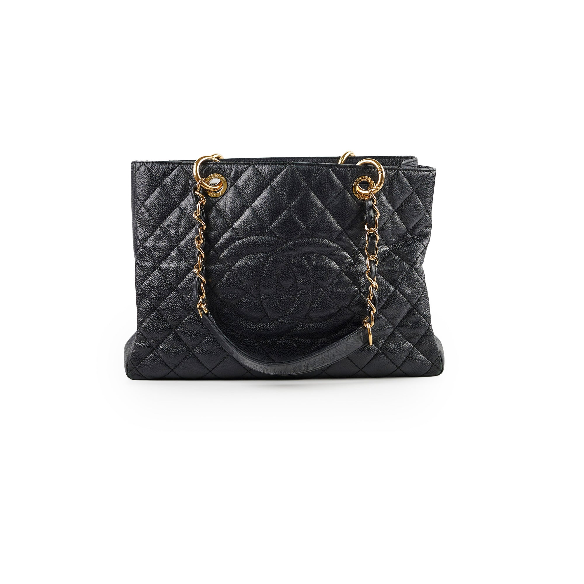 Chanel Caviar GST Grand Shopping Tote Bag in Black - Luxury Leather Handbag for Women, Perfect for Work, Travel & Everyday Use