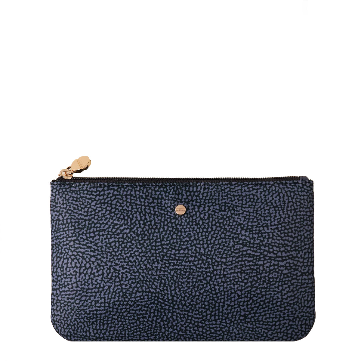 Borbonese Recycled Nylon Denim Pouch 930118I15 - Stylish Eco-Friendly Crossbody Bag for Women | Perfect for Travel, Work & Everyday Use