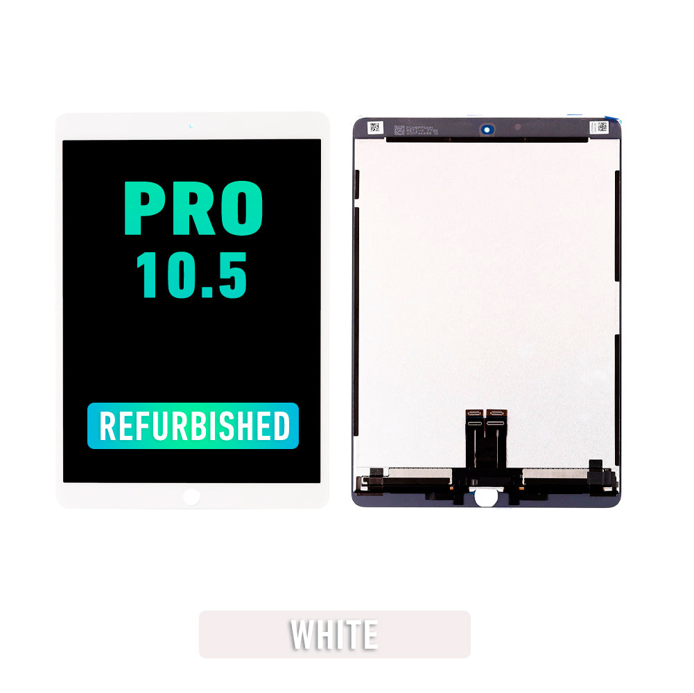 Refurbished iPad Pro 10.5 LCD Screen Assembly with Digitizer - Premium Replacement Part (White) | DIY Repair for Cracked or Damaged Display | Compatible with A1701 A1709 Models