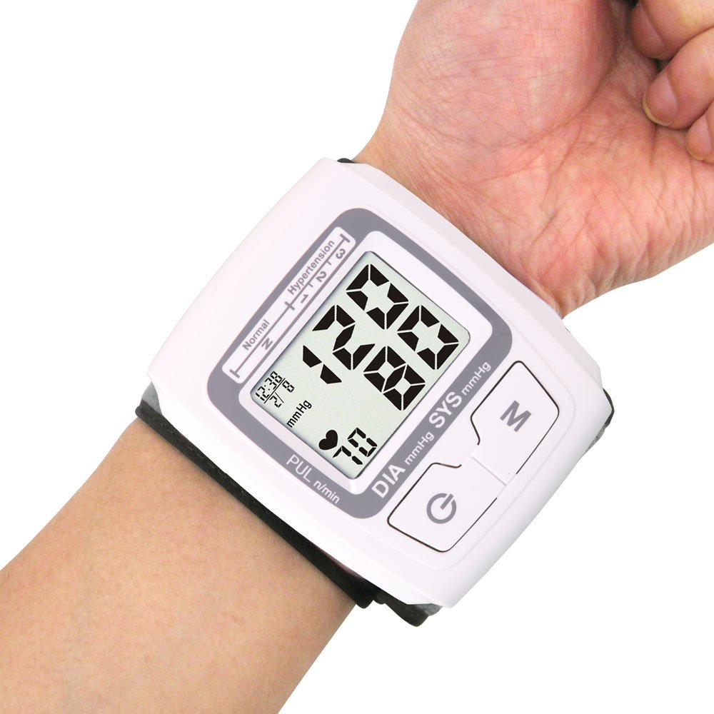 Heart-Tech Silent Wrist BP Monitor - Home Health Tracking