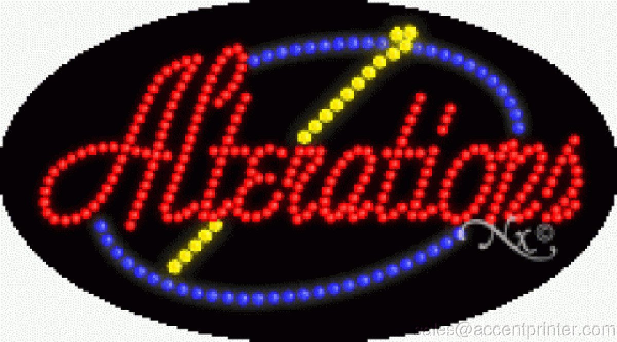 High Impact LED Flashing & Animated Sign - Energy Efficient Customizable Business Signage for Storefronts, Restaurants & Retail Displays