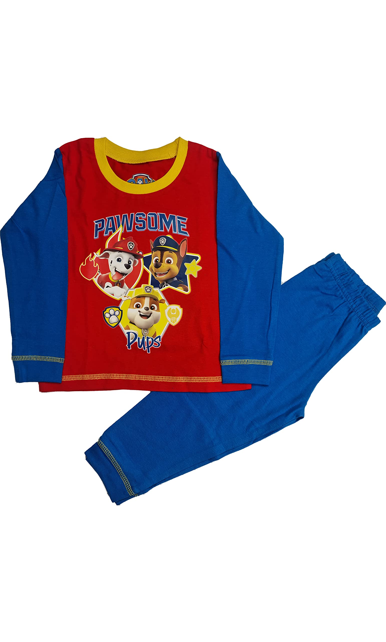 **Boys' Cartoon Character Cotton Blend Pajama Sets - Soft & Comfortable Sleepwear for Kids Aged 12 Months to 8 Years - Perfect for Bedtime, Lounging & Family Movie Nights**