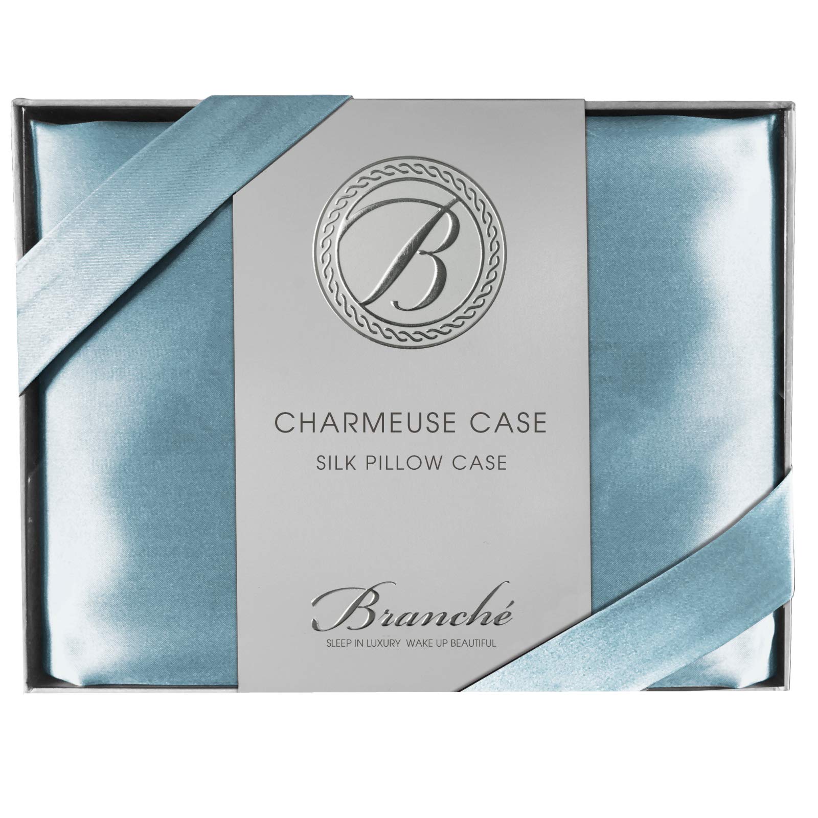 Branché Beauty Sleep Charmeuse Silk Pillowcase for Healthy Skin & Hair - King Size 20