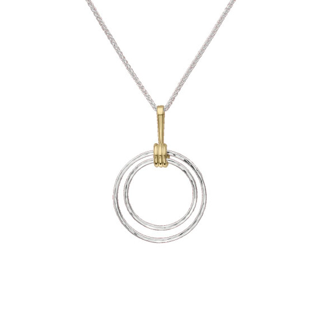 Harmony Gold & Silver Necklace for Women - Elegant Layered Chain Jewelry Gift for Her - Perfect for Valentine's Day, Anniversary & Special Occasions