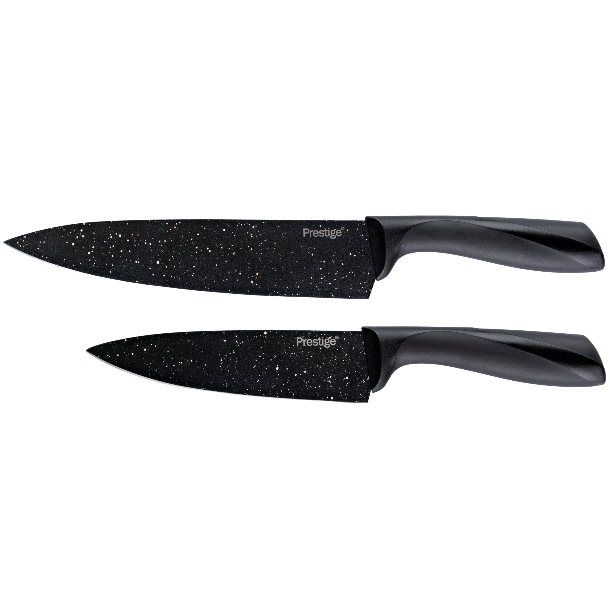 Premium Stone Quartz Nonstick 2-Piece Knife Set - Ultra Sharp Kitchen Knives for Slicing, Dicing & Chopping - Perfect for Home Chefs & Professional Cooking
