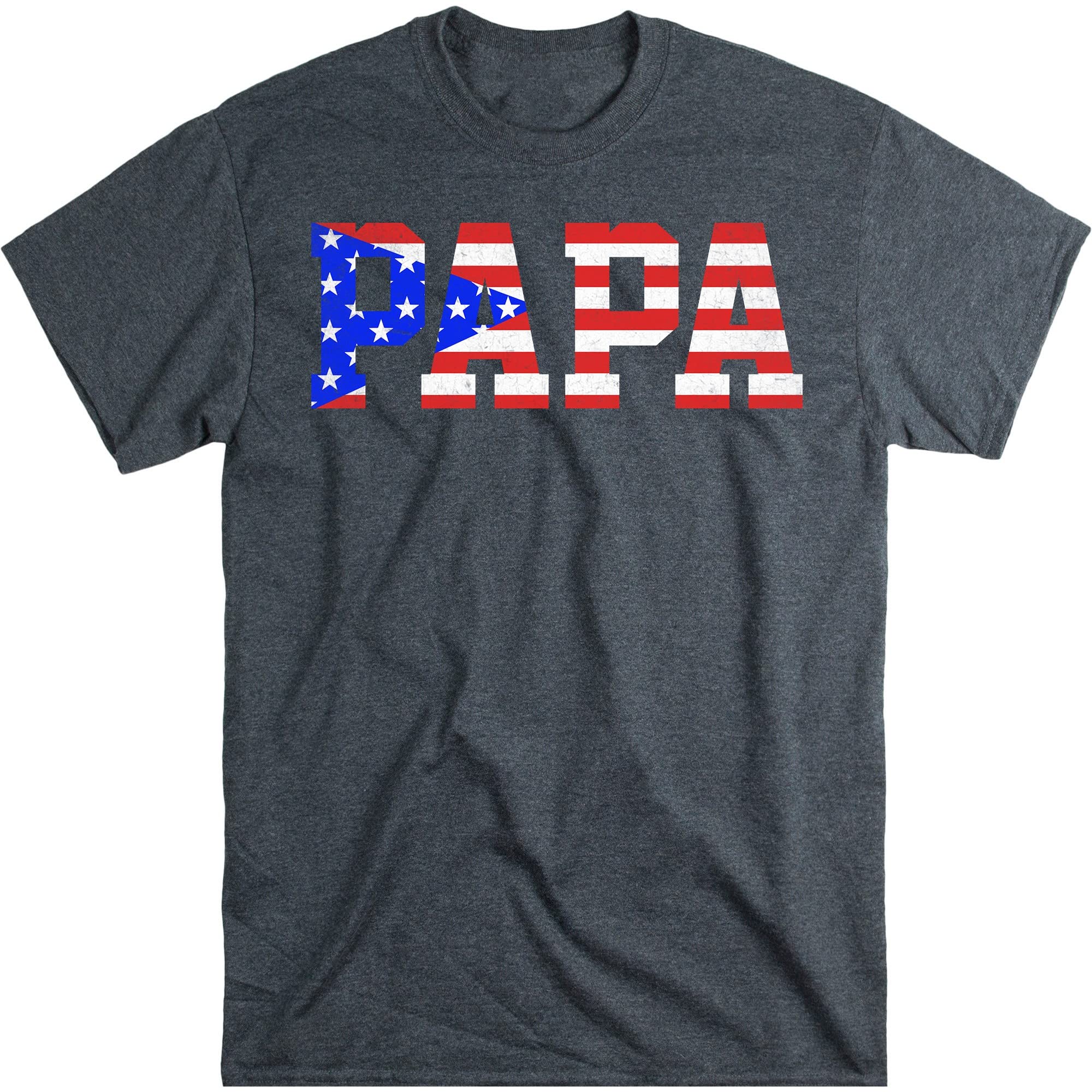 Funny Patriotic American Grandpa T-Shirt for Men - Best Father's Day Gift Idea - Perfect for BBQ, Family Gatherings & 4th of July Celebrations
