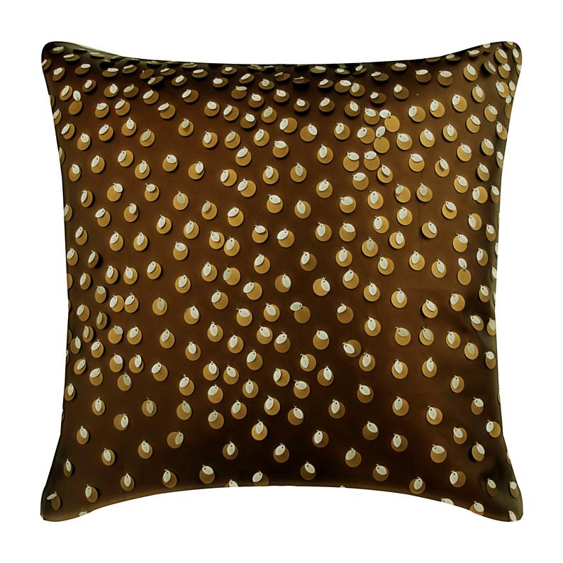 Stylish Brown Faux Leather Throw Pillow Cover - Soft Decorative Cushion Case for Sofa, Bed & Home Decor