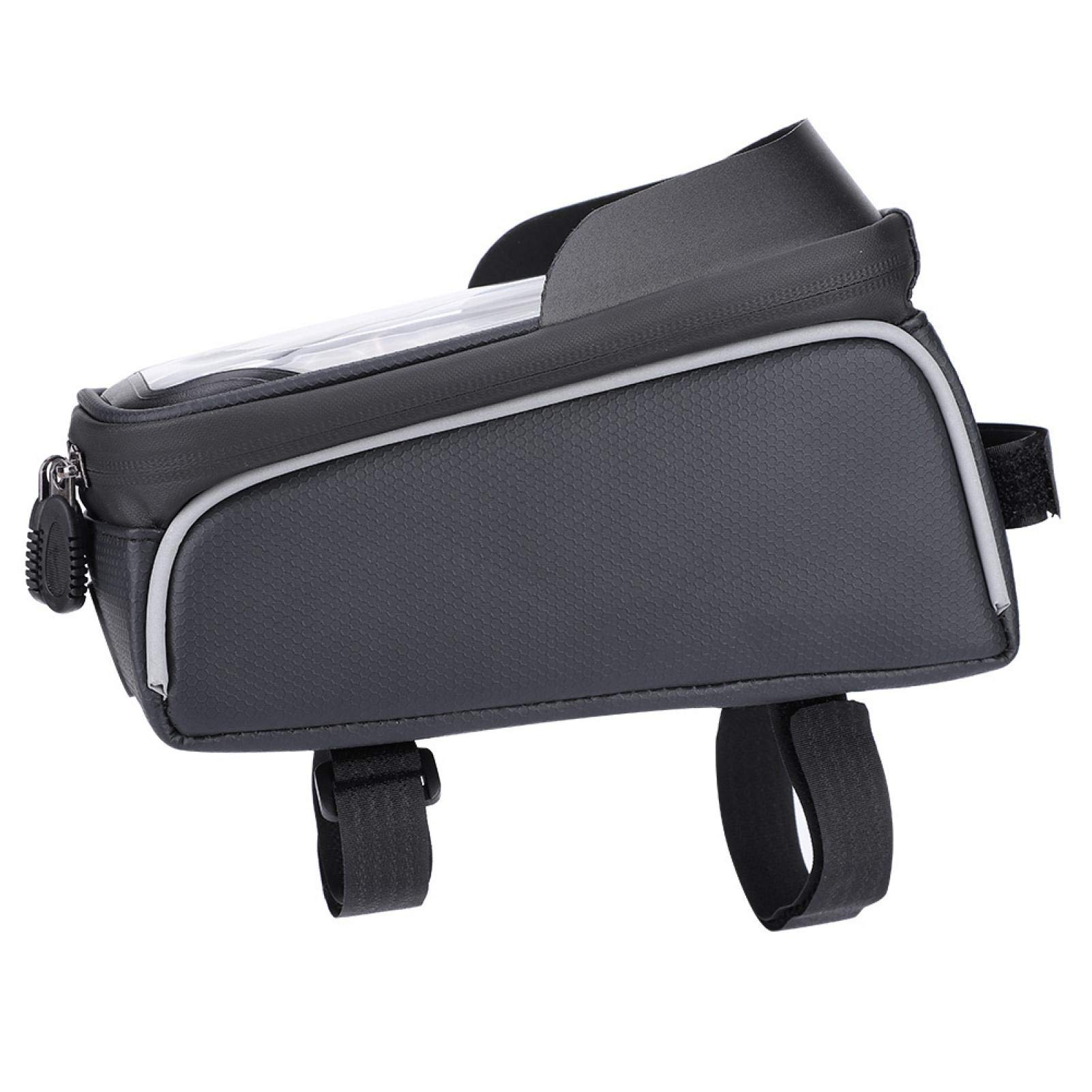 Bike Phone Mount Bag with Zipper Design - Waterproof Bicycle Phone Holder for Cycling, Hiking & Outdoor Sports - Secure Cell Phone Protection for iPhone & Android