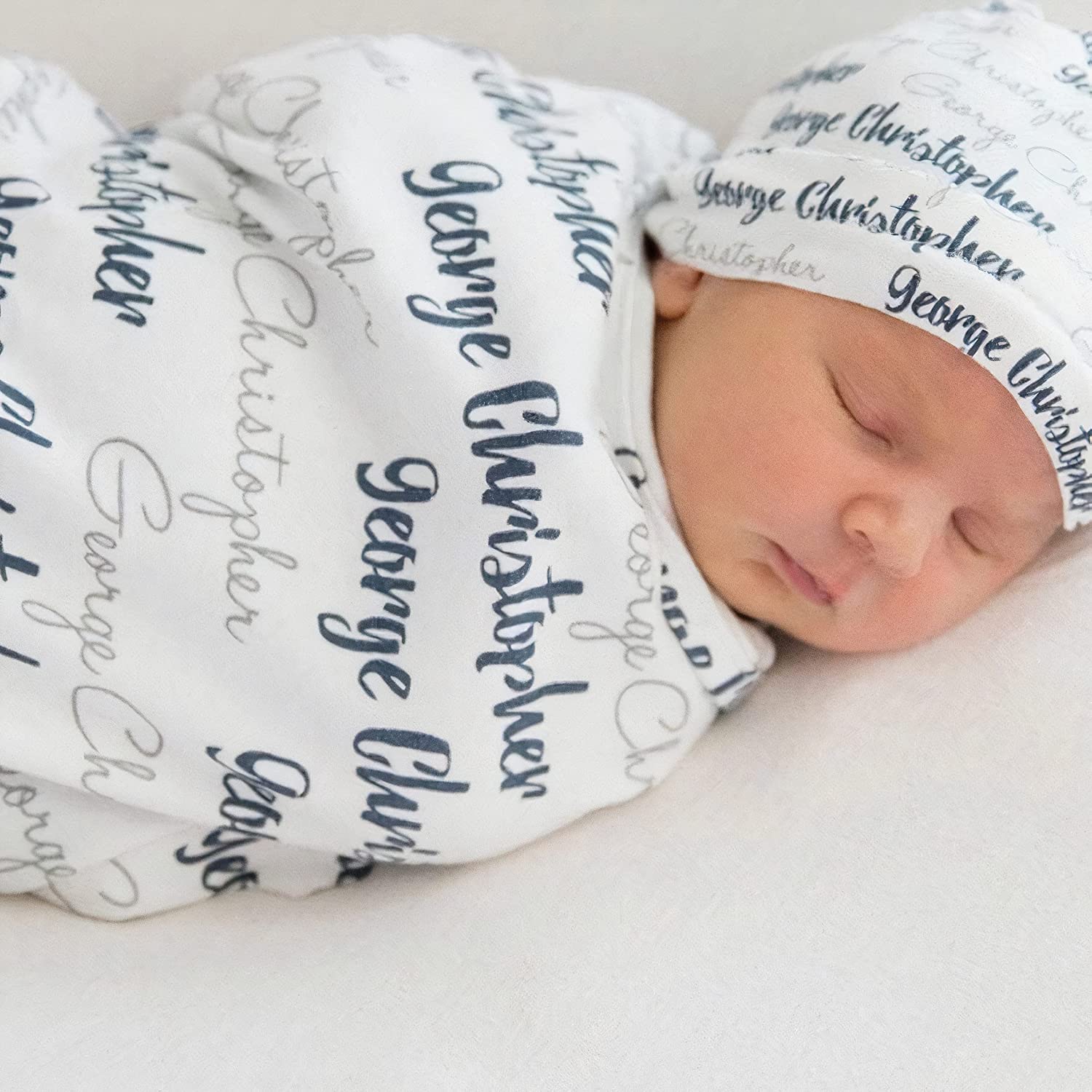 Personalized Family Name Baby Blanket for Kids, Adults, Grandmas & Grandkids - Customized Toddler & Baby Boy Blanket for Cozy Family Moments, Nursery Decor & Gift Giving