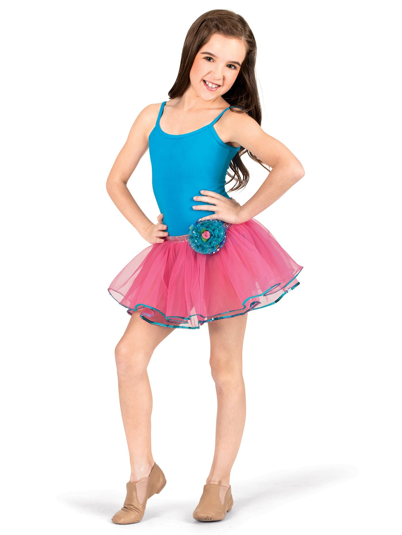 La Petite Ballerina Girls Rose Pink Tutu Skirt - Ballet Dance Costume for Toddlers & Kids - Perfect for Recitals, Birthday Parties & Photo Shoots