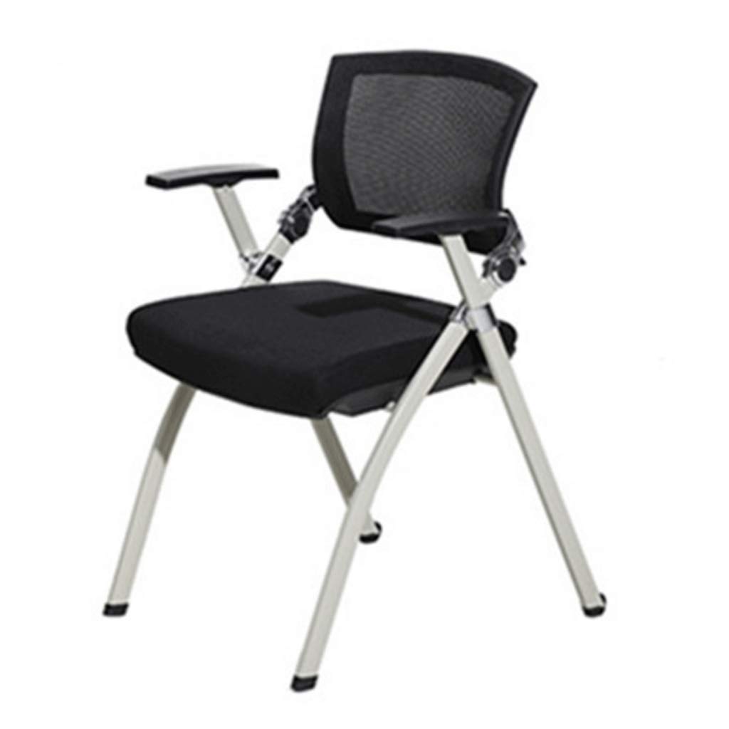 Ergonomic FABAX Desk Chair - Adjustable Task Chair for Office, Training, and Conference Use - Foldable Dining Chair with Mobile Wheels (Without Writing Board, Size B) - Perfect for Home Office, Meetings, and Small Spaces