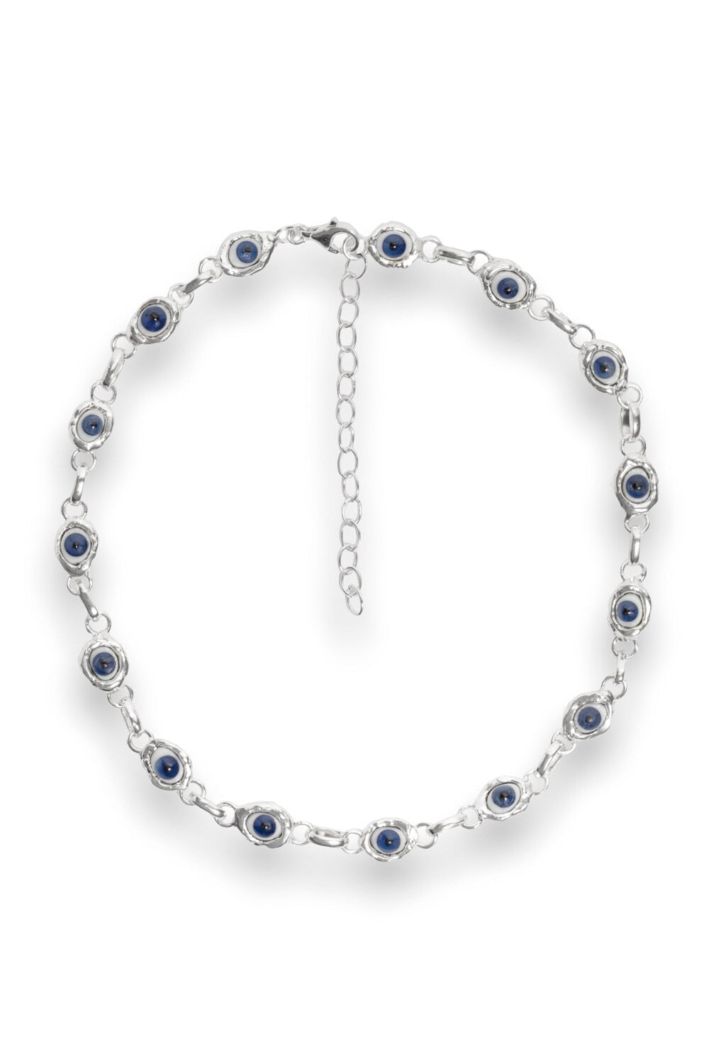 Stylish Silver Protective Eye Necklace - Evil Eye Jewelry for Women, Perfect Gift for Birthday, Anniversary & Everyday Wear
