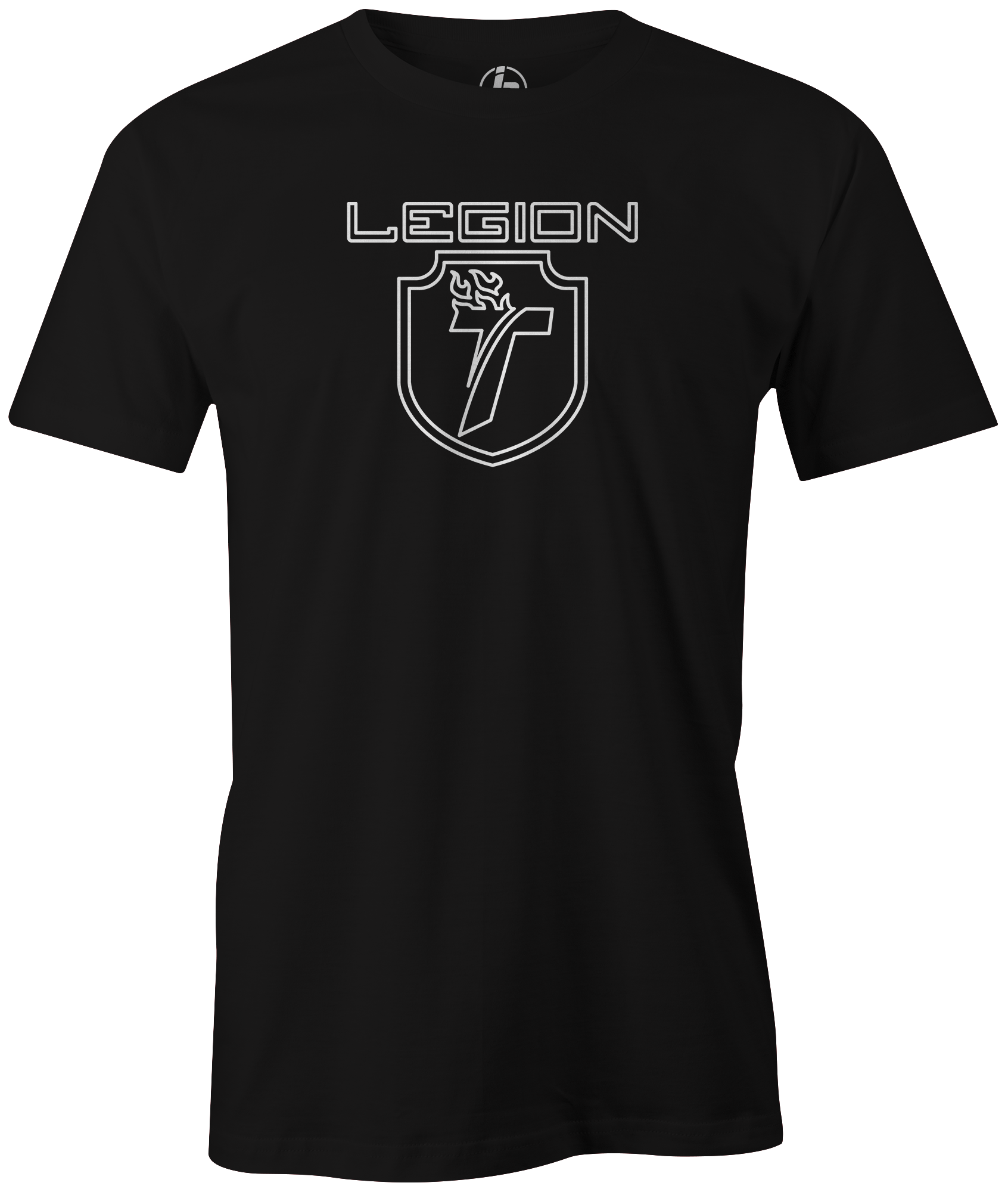 Track Legion Bowling Ball Logo Tee Shirt - Men's & Women's Casual Bowler T-Shirt for Bowling League, Tournaments & Sports Fans - Comfortable Cotton Apparel for Practice & Competition