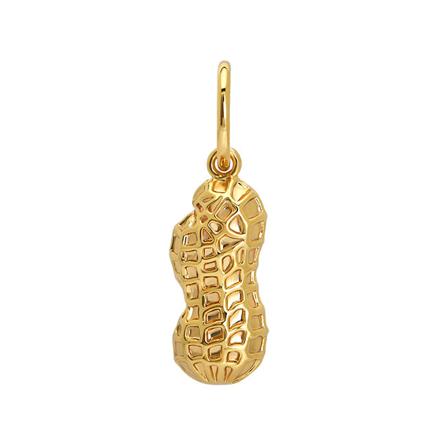 Goldbug Collection Baby Peanut Charm - Sterling Silver Infant Necklace for Newborns & Baptism Gifts - Perfect for Christening, Baby Shower & First Birthday Presents