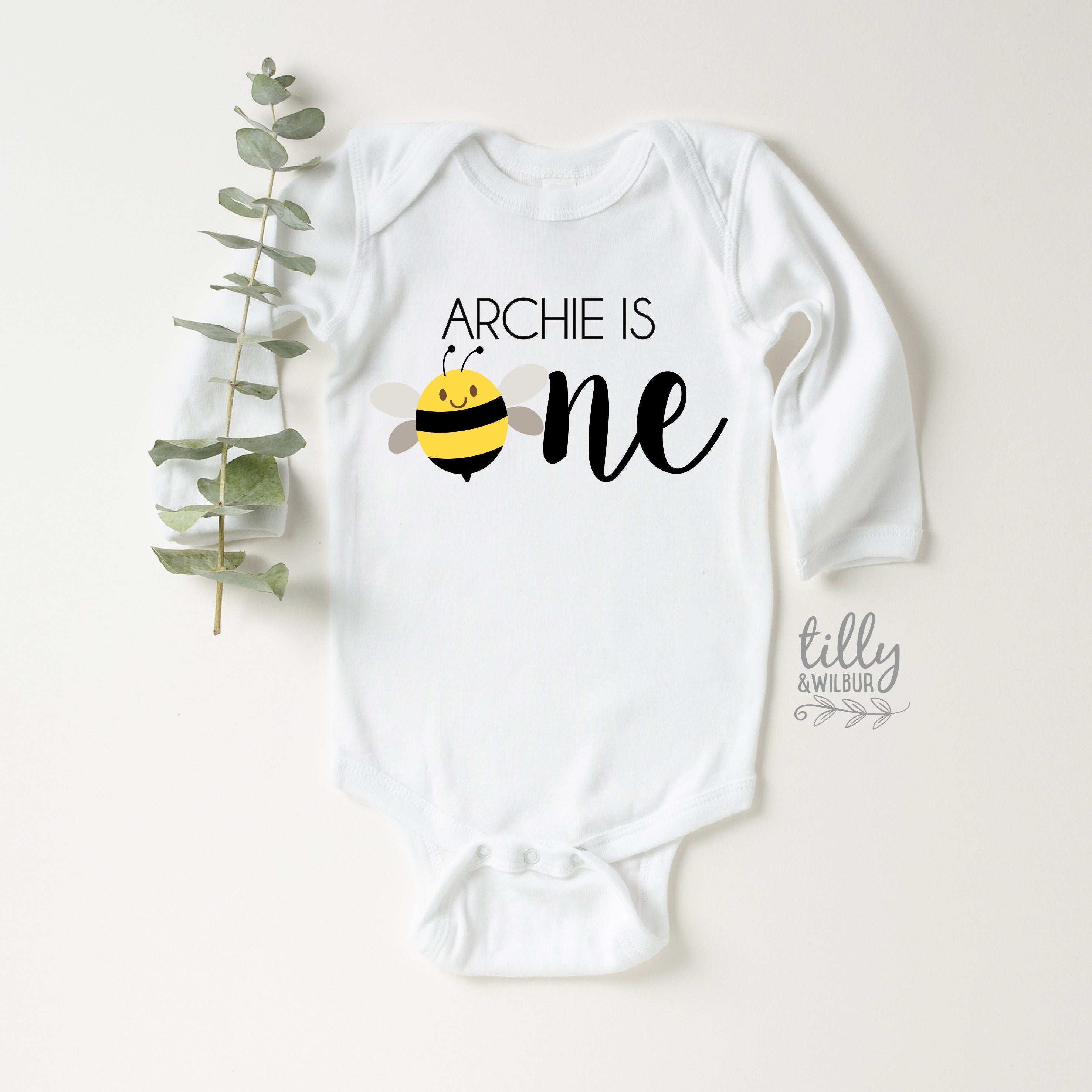 1st Birthday Onesie - Adorable Baby Bodysuit for First Birthday Party | Perfect for Photo Shoots, Cake Smash & Celebrations