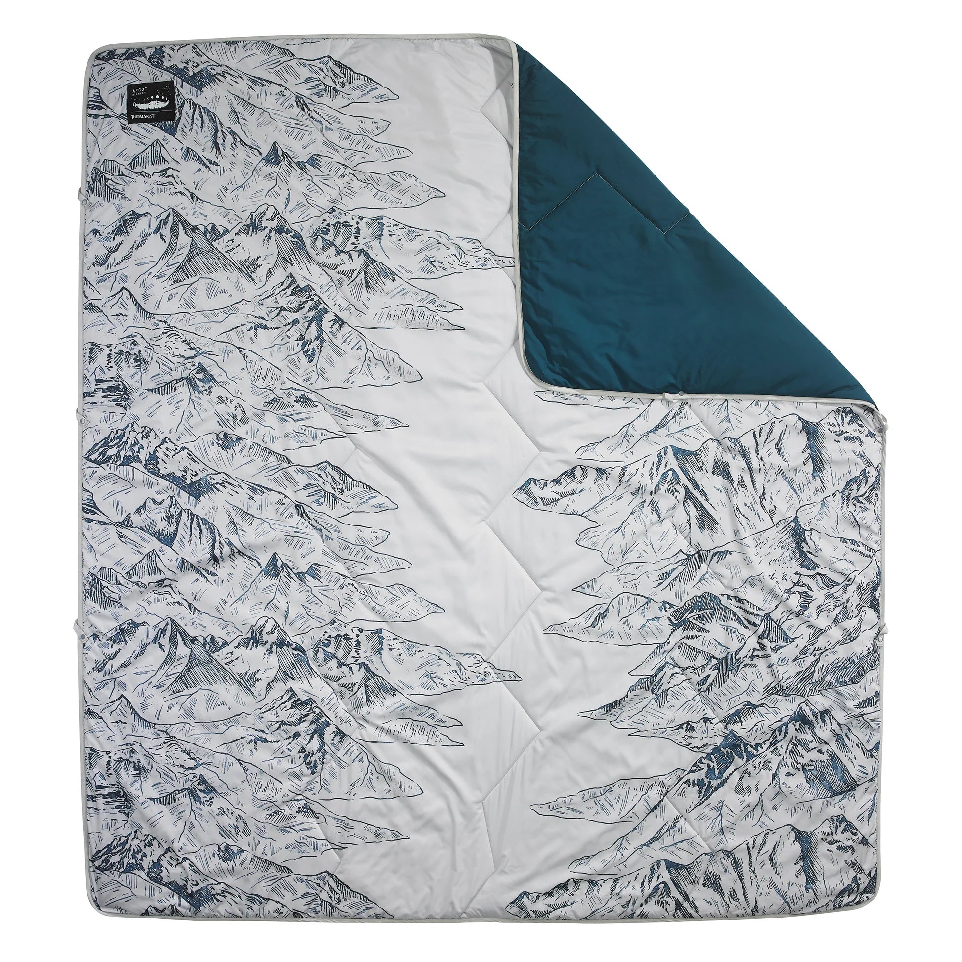 Thermarest Argo Blanket - Lightweight & Compact Camping Blanket for Hiking, Backpacking & Outdoor Adventures - Perfect for Picnics, Travel & Emergency Preparedness