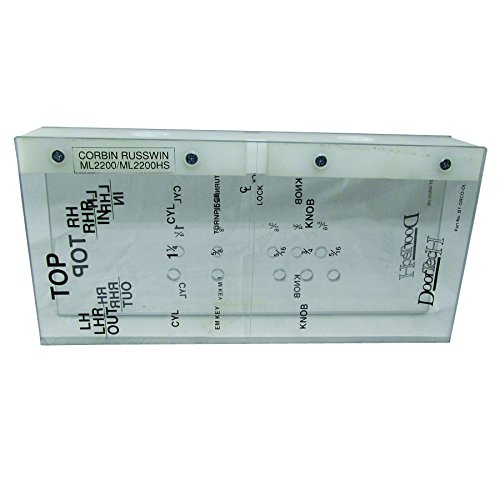 Norfield DOORTECH 2200 Layout Guide - Compatible with Corbin Russwin ML2200/ML2200HS Locks, 1-3/4