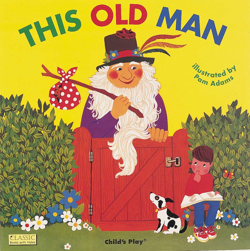 This Old Man Classic Book With Holes - Interactive Nursery Rhyme Board Book for Kids | Perfect for Storytime, Early Learning & Parent-Child Bonding