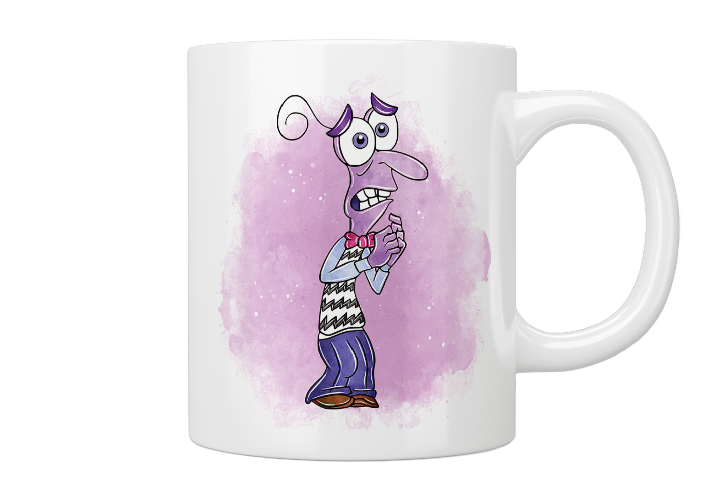 Inside Out Fear Mug - Disney Pixar Inspired Coffee Cup for Fans - Perfect for Hot Drinks, Gifts, and Movie Nights at Home