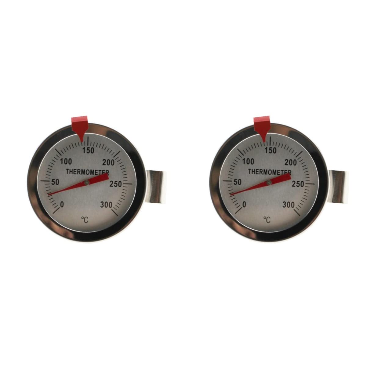 Yardwe 2-Pack Stainless Steel Meat Thermometer for Oven & Kitchen Cooking